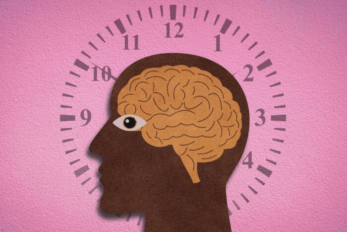 abstract representation of a circadian clock