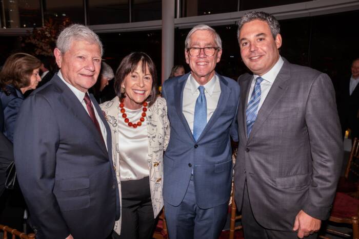 Jerry Speyer, Katherine Farley, Richard Lifton, and Peter Friedland